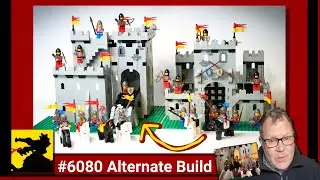 Набор 6080 &mdash; Lego Kings Castle &mdash; альтернативная сборка &laquo;Задняя часть коробки&raquo;