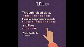 World Braille Day | KIMS Cuddles