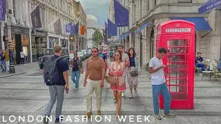 London Autumn Walk 2023 | Covent Garden to Mayfair Luxury Shopping Street | London walk 2023