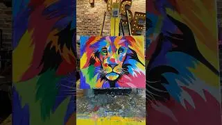 Colorful Lion 🌈🦁