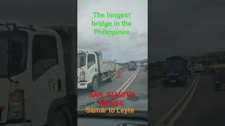 San Juanico Bridge is&nbsp;the longest bridge, connecting Leyte and Samar islands.#travel #foryou