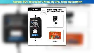 Review KONNWEI BK300 Battery Monitor BT 5.0 for 12V/24V lead-acid car truck starting battery For An