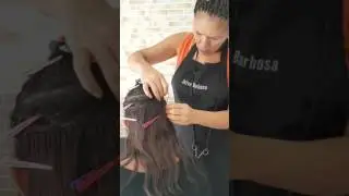 Mega hair ponto americano, passo a passo.