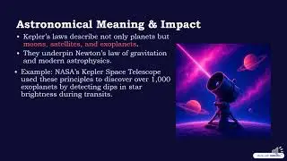 Physics for S4 Keplers Laws of Planetary Motion 1