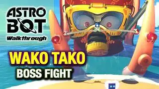 Wako Tako BOSS FIGHT Walkthrough & Strategy (Astro Bot Guide)