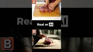 AI Chef vs Real Chef &ndash; Can You Guess the Original?? AIvsREAL #ai #reels #shorts #animated