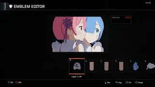 BO3 Re Zero Rem and Ram emblem