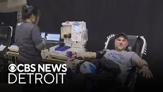 Detroit Lions host blood drive
