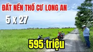 Đất nền thổ cư Long An đ&uacute;ng 595 triệu #đấtnền #datthocugiare
