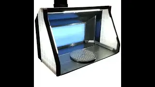 Quick Test of Bartsharp Large Airbrush Spray Booth LED Lights SB04