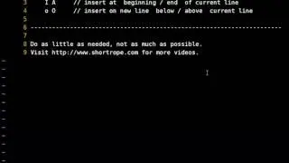 Vi Vim Beginner Lesson 5: Insert