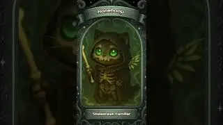 Boneboop &ndash; Skelesneak Familiar 💀✨ | Fat Cat Fantasy #Shorts