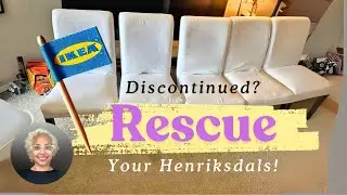 Save Your Discontinued IKEA Chairs! Henriksdal Slipcovers for a Stylish Refresh | Rockin Cushions