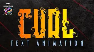 Awesome Text Animation in Filmora 12 | Curl Text Effect in Filmora 12 #filmora12impression