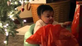 Zach Plays With Tissue Paper
