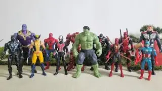 AVENGERS Super Hero Story Hulk Ant Man Capt America Venom Vision Hulk Buster Spiderman Review