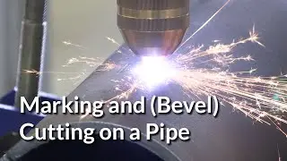 Marking (Bevel) Cutting on a Pipe