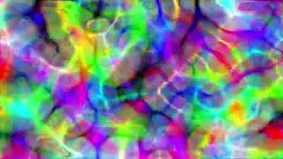Psychedelic Colourful Ambient Waves - Trippy Rainbow color Video Background Animation