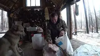 Three Months Alone in the Desert | Life In A Log Cabin In The Woods