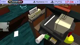 Enfin j'ai sois disant 2m x2m dans mon appart ! | D&eacute;couverte Job Simulator  sur PSVR2 PS5
