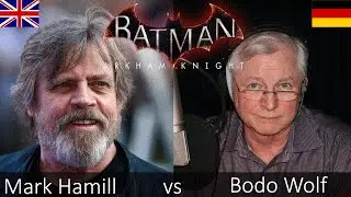 Mark Hamill vs Bodo Wolf - Batman Arkham Knight Voice Comparison [English/German]