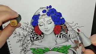 》》》Coloring: Fairy Bliss 🧚 by Lenka Filonenko 🌸