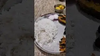 ফিস্ ও এগ থালি খাওয়ার সময় কি হয়? #food #foodiebahana #vlog #share #fish