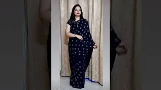 SAREE LOOK|| ETHNIC WEAR|| INDIAN FASHION|| FASHION BLOGGER|| BLACK FAVOURITE|| #indianlook