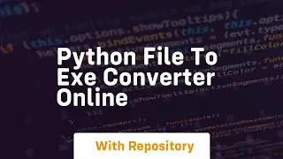 python file to exe converter online