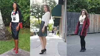 Amazing Diy Faux Leather Skirt
