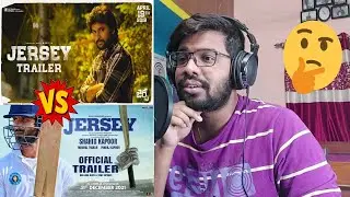 JERSEY Trailer Original vs Remake Reaction | Nani, Shraddha, Shahid, Mrunal | Gowtam Tinnanuri