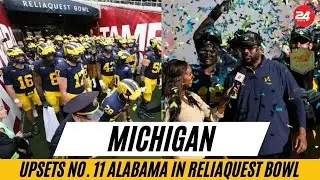 Michigan Upsets No. 11 Alabama in ReliaQuest Bowl: 'Not Bad for a Down Year'