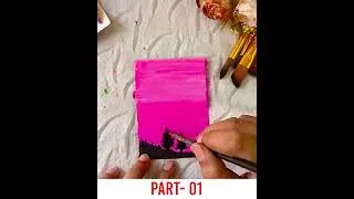 Minimalist Landscape Painting  #creativediy #foryou #drawing #painting #paintingideas