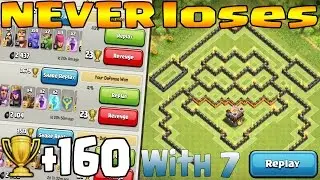 Clash of Clans TH 11 TROPHY BASE With Replays  2016/2017 HD