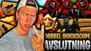 AVGJØR MATCHEN MED TO SNIPES PÅ FEM SEKUNDER?! 📌💥 SOLID GOLD VICTORY ROYALE PÅ FORTNITE!!