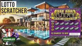 $2 TICKET, $4,000/MONTH DREAM! 🌟 CA Lottery SET FOR LIFE Scratcher Hunt! (Can We Win?!)