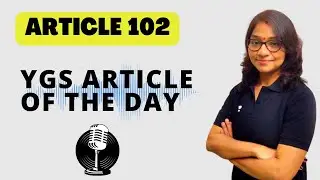What is Article 102 | Explained in Tamil | Yugaselvi