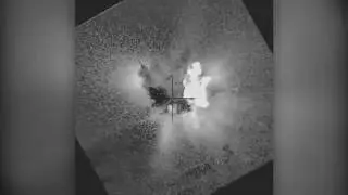Coalition airstrike destroys a Da'esh barge near Mosul, Iraq.