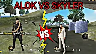 Alok vs Skyler Bridge jump test😬