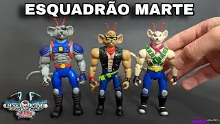 Bonecos do Esquadrão Marte. Action Figures Biker Mice From Mars. (custom)