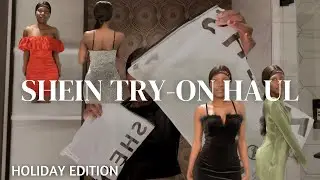SHEIN Holiday dress try on haul