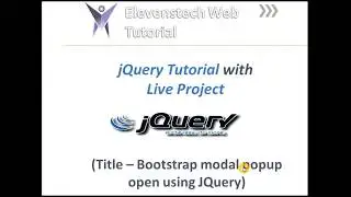 Open Bootstrap modal popup using JQuery