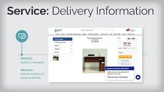 Boscov's Digital Engagement | Contextual Guidance with Moxie Kbot&trade; | Service: Delivery Information