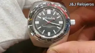 Revisionado Reloj Vostok Amphibian 090916 en Espa&ntilde;ol,Precioso Reloj Ruso Vostok Amphibian en Espa&ntilde;ol