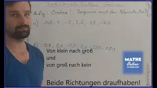 Rationale Zahlen ordnen: Einfache Anleitung und Beispiele