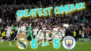 REAL MADRID 6x5 MANCHESTER CITY   GREATEST COMEBACK OF UCL HISTORY PETER DRURY COMMENTERY   UCL