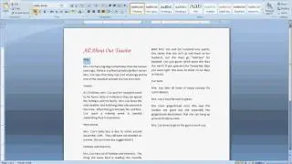 How to Change the Font in MS Word 2007