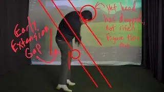 Excellent Amateur Golf Swing WITH Early Extension