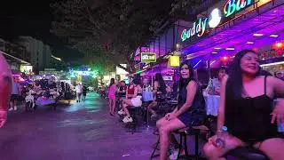 Pattaya Tree Town Nightlife, Thailand 4K 60FPS