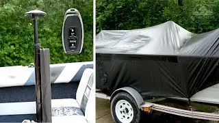 Electric Boat Cover Lifter-Upper | DIY Remote Control Support Pole for Storage